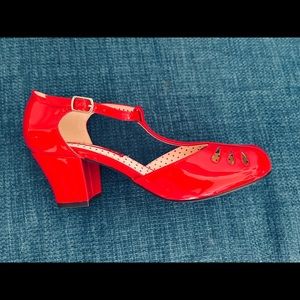 Red Heels/ Mary Jane shoes - B.A.I.T. (But Another Innocent Tale)- Never worn!